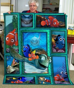 Finding Nemo Funny Personalized Quilt Blanket Bedding Set for Home Decoration and Family Gifts
