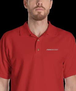 Fish Key West Embroidered Polo Shirt