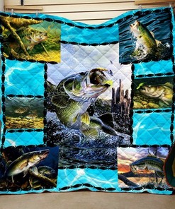 Fish Quilt Bedding Set Bedroom Decor Gifts for Family