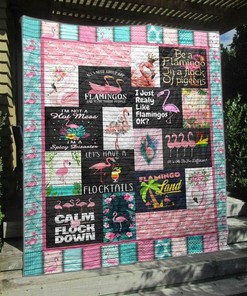 Flamingo Land Fans' Delight - Personalized Quilt Bedding Set