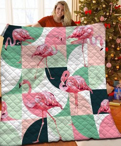 Flamingo Quilt Bedding Set Bedroom Decor Gifts for Flamungo Lovers