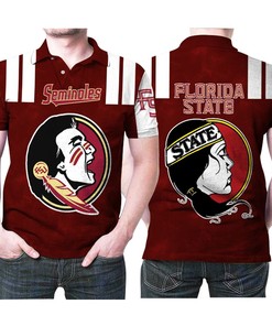 Florida State Seminoles Logo Best Ncaa Team 3D Printed Gift For Florida State Seminoles Fan Polo