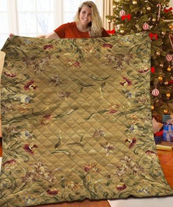 Flower Garden Quilt Bedding Set Great for Bedroom Decor and Family Gifts