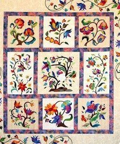 Flower Garden Quilt Bedding Set - Personalized Gift for Garden Lovers
