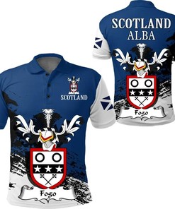Fogo Scottish Family Crest Scotland Special Polo Shirt - Golf Shirt