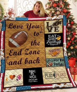 Football Quilt Bedding Set Bedroom Decor