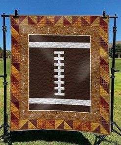 Football Quilt Bedding Set Bedroom Decor, Gifts for Family