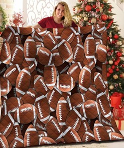 Football Quilt Bedding Set Bedroom Decor for Boys, Kids