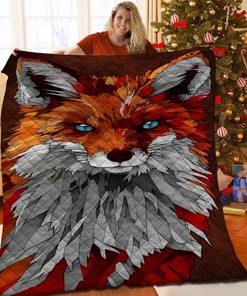 Fox Bedding Set with Personalized Name or Message, Perfect Gift for Loved Ones
