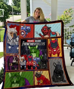 French Bulldog Ava Personalized Quilt Bedding Set - Great for Bedroom Decor and Family Gifts