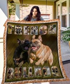 French Bulldog Personalized Quilt Blanket Bedding Set - Perfect for Bedroom Decor and Family Gifts
