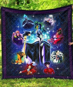 Friends Maleficent Evil Queen Disney Villains Bad Girls Have More Fun Walt Disney Family Vacation Quilt Blanket
