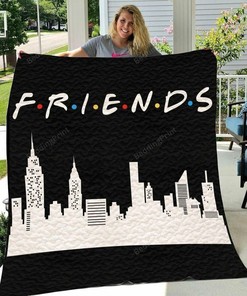 Friends Show Ver4 Quilt Bedding Set Blanket All Season Plus Size Quilt Bedding Set Blanket