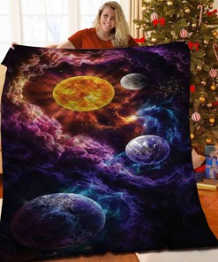Galaxy Quilt Bedding Set Bedroom Decor for Family