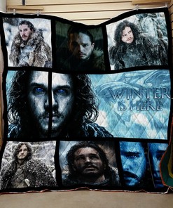 Game Of Thrones Jon Snow Personalized Quilt Bedding Set - Great for Bedroom Decor and Family Gifts