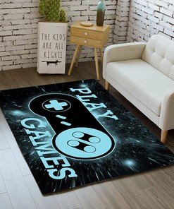 Game Player Area Rug Floor Rugs for Teens Gamer Gamepad Carpet