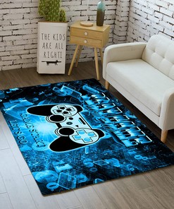 Gamepad Controller Standing Yoga Mat, Video Games Room Home Decor Polyester Mats, Gamer Bedroom Decor Boys