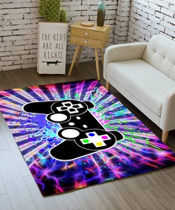 Gamer Area Rugs for Boys Bedroom - Video Games Room Carpets - Comfy Floor Doormats for Gaming Style Decor