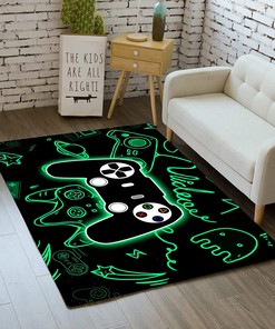 Gaming Area Rugs for Boys - Cool Game Style for Bedroom Decor