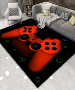 Gaming Modern Area Rug Gaming Carpet - Game Controller Gamer Rug Soft