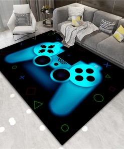Gaming Modern Area Rug Gaming Carpet - Gamer Rug Soft with Non-Slip Backing Home Decor
