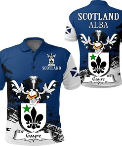 Gayre Scottish Family Crest Scotland Special Polo Shirt - Golf Shirt
