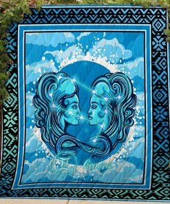 Gemini Quilt Bedding Set Bedroom Decor, Gifts for Family