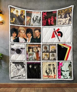 Generation X Album Covers Quilt Bedding Set Blanket - Family Gifts Included