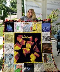 Genesis Albums Cover Personalized Quilt Bedding Set for Home Decoration and Gifts for Fans