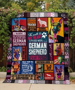 German Shepherd Life Is Better With Your Shepherd Quilt Bedding Set Blanket