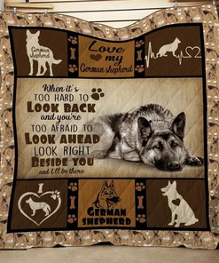German Shepherd Quilt Bedding Set for a Cozy Home and Family Gift