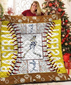 Get Cozy with Your Love for Baseball: Personalized Quilt Bedding Set, Gifts for Family