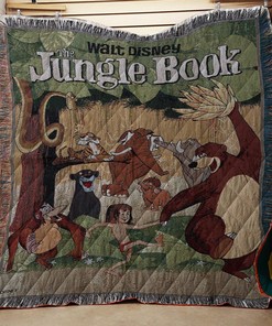 Get Your Jungle Book Poster Tapestry Throw Quilt Bedding Set - Gifts for Family