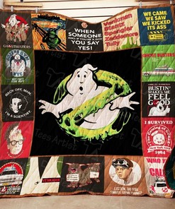 Ghostbusters Quilt Blanket Bedding Set - Great for Bedroom Decor and Family Gifts