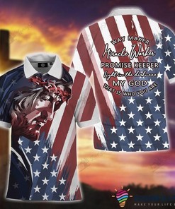 Gift For Christian Jesus Way Maker Miracle Worker Promise Keeper My God That Is Who You Are Polo Shirt Nhd