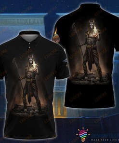 Gift For Egyptian Anubis God Of Ancient Egyptian The Ankh Polo Shirt Nhd Egyptian God