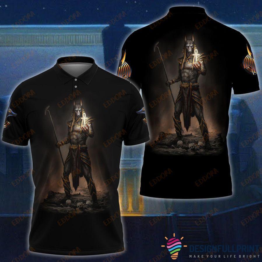 Gift For Egyptian Anubis God Of Ancient Egyptian The Ankh Polo Shirt Nhd Egyptian God