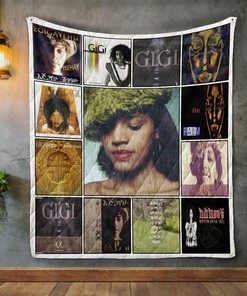 Gigi Album Covers Personalized Quilt Bedding Set for Home Decoration and Gifts for Family