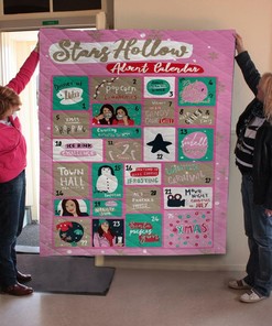 Gilmore Girls Calendar Quilt Bedding Set Blankets Quilt Bedding Set Bedroom Decor, Gifts for Family