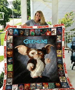 Gizmo All Season Plus Size Quilt Bedding Set Blanket Gift For Fans Loves Gremlins