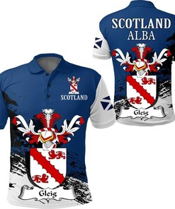 Gleig Scottish Family Crest Scotland Special Polo Shirt - Golf Shirt