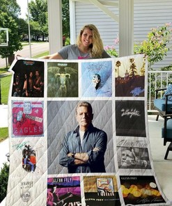Glenn Frey Personalized Quilt Blanket Bedding Set for Home Decoration and Family Gifts