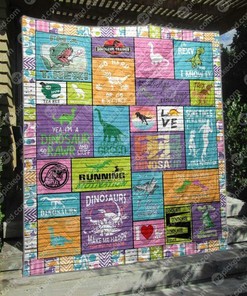 Go Hard Or Go Extinct Quilt Bedding Set Blanket - Great for Bedroom Decor and Family Gifts