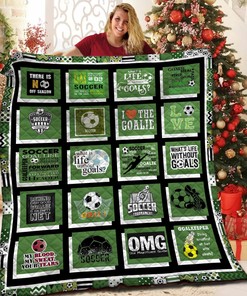 Goals Quilt Bedding Set Bedroom Decor, Gifts for Family