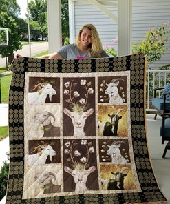 Goat King And Queen Quilt Bedding Set Blanket