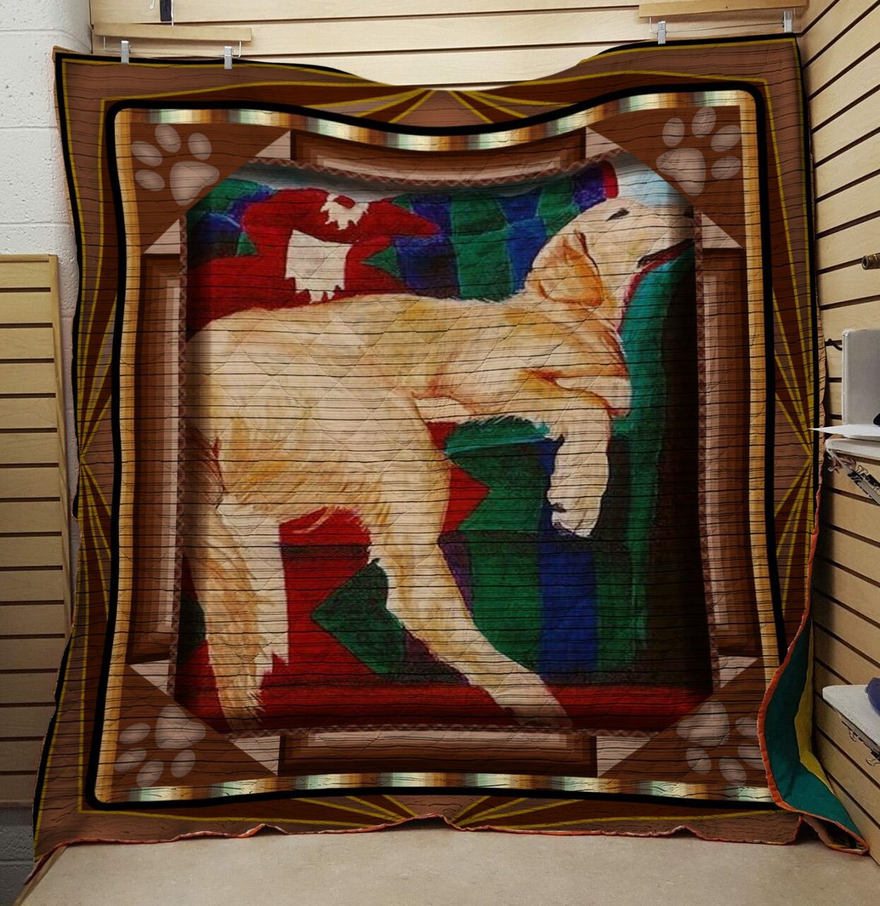 Golden Retriever Love Quilt Bedding Set Blanket for Dog Lovers - Gifts for Family