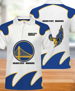 Golden State Warriors Button Up Polo Shirt