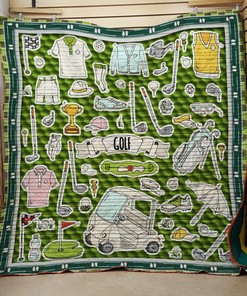 Golf 4 Quilt Bedding Set Bedroom Decor, Gifts for Family