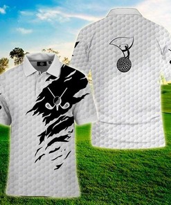 Golf Black Polo Shirt