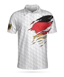 Golf Germany Flag V2 Polo Shirt